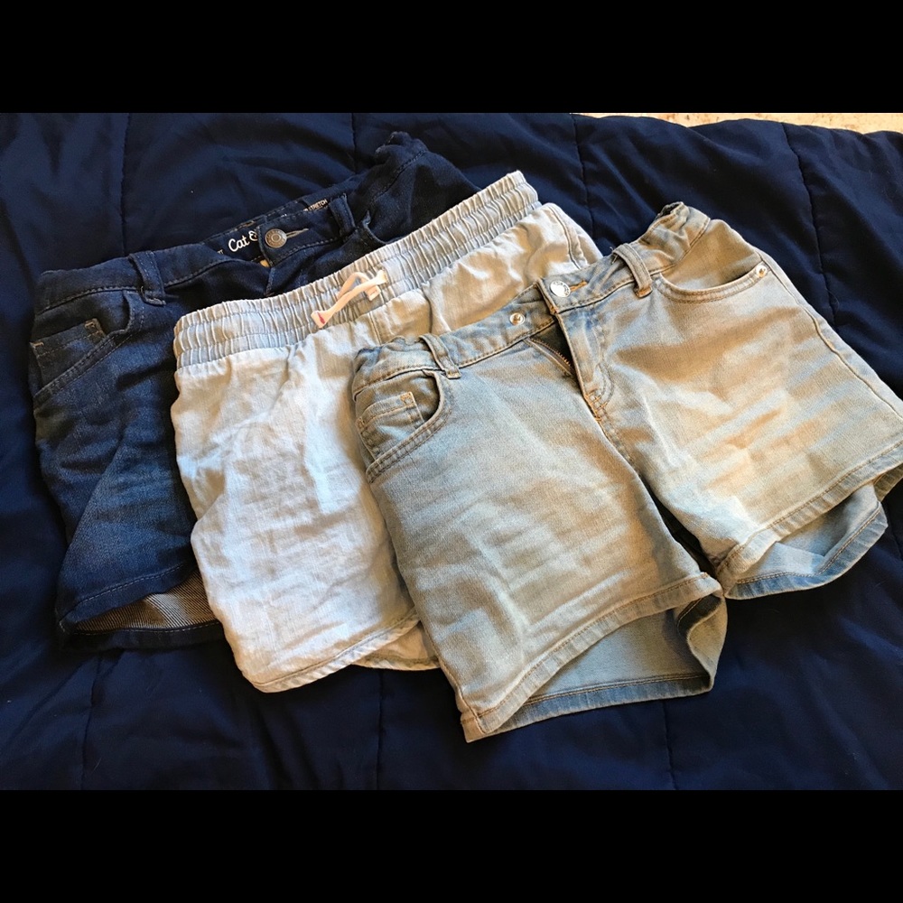 set of 3 girls shorts
